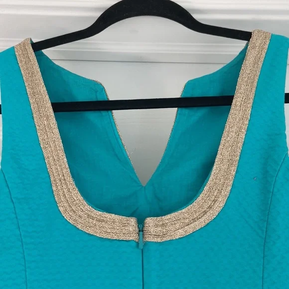 Aqua Green Lily Pulitzer Shift Dress - Picture 4 of 7